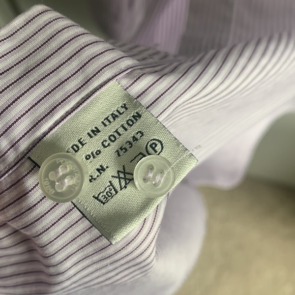 Men’s Size (L) Made In Italy Poggianti 1958 Button up Dress Shirt - Picture 5 of 5